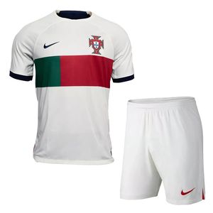 ست تی شرت آستین کوتاه و شلوارک ورزشی مردانه مدل پرتغال کد away wc2022